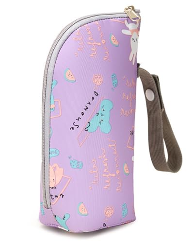 KGDUYC Bolsa Térmica Isotérmica para Biberón y Portabiberones con Funda (Púrpura)