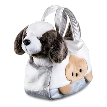 Pel�cia Cutie Handbags Beagle Prata Multikids - BR1714