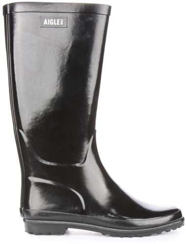 Aigle Eliosa Damen Regenstiefel, schwarz, 39 EU