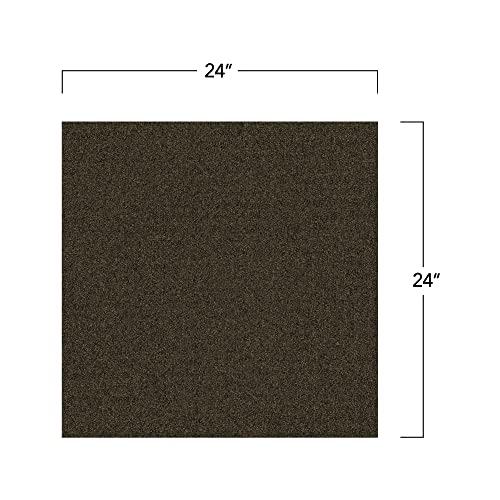 Image of Mohawk Advance 24 inch x 24 inch Berber (Loop pile), 0.11 inch Pile Height, Carpet Tile, Nylon Fiber, Tierra Color, (24 Tiles), (96 sqft /carton)