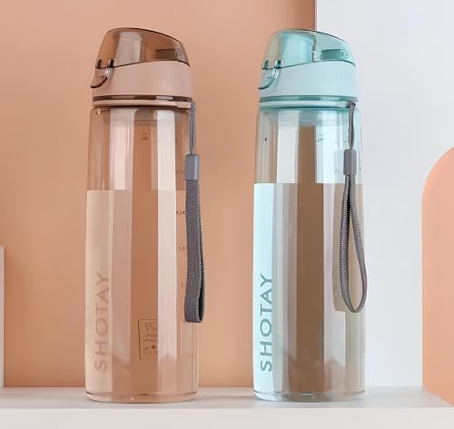 Image of THE VENTI SHOTAY COOL Unbreakable Water Bottle with Sipper BPA Free Tritian, Leak-Proof Water Bottle Ideal for Office, Sports, School, Gym (Blue -820ML)