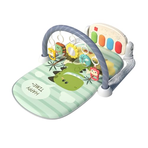 SOLLENT ベビージム プレイマット 音楽 おもちゃ付き ベッドメリーベビージム 0か月~ 赤ちゃん 幼児 ベビー ジム メリー 男女共用 取り外す可能 知育おもちゃ 幼児用寝具 出産祝い 新生児 3ヶ月から対象 (Y)