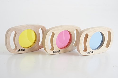Paneles de colores TickiT 73359 Easy Hold de madera para estimulación sensorial infantil