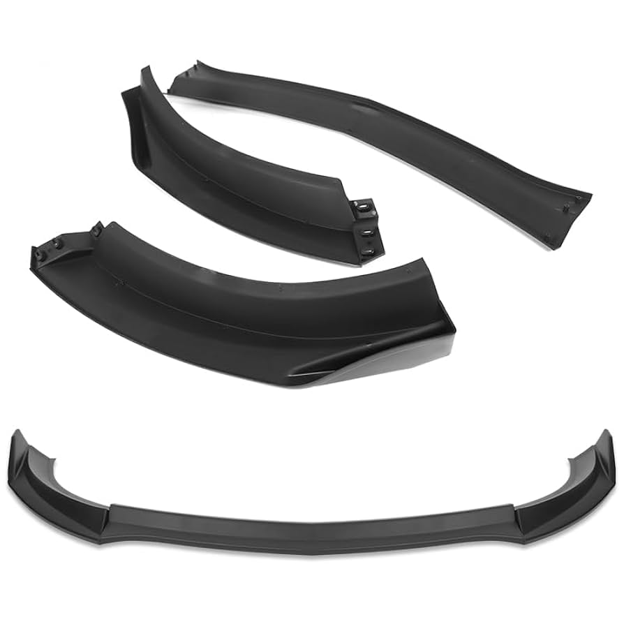 Amazon.com: HK5 3pcs Front Bumper Lip Spoiler Body Kit