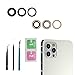 3pcs/Set Rear Camera Lens Covers Replacement for iPhone 12 Pro Max(6.7 inch), Anti-Lens Scratch & Waterproof, Back Glass Camera Lens Cover Replacement + Pre-Installed Adhesive + Repair Tool Kit