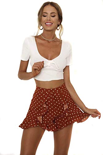 ShopINess Falda Casual con Topos (S)