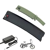 HJGHY Batería de Forma Curva para Bicicleta eléctrica de 36 V, 10,5 Ah, 9,6 Ah, 9 Ah, 7,8 Ah, batería de Litio de Repuesto Oculta en el Interior para Motor de Bicicleta de montaña,36v,10.5Ah