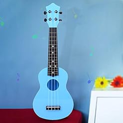 Ukulélé 21 pouces, ukulélé 21 pouces Azure Plastic 4-String Guitar Instrument de musique sonore sans distorsion - Les Beatles, Paul McCartney, John Lennon, RIngo Starr, George Harrison Ukulélé 21 pouces, ukulélé 21 pouces Azure Plastic 4-String Guitar Instrument de musique sonore sans distorsion – Image 2