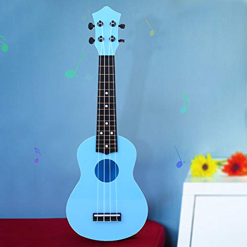 Ukulélé 21 pouces, ukulélé 21 pouces Azure Plastic 4-String Guitar Instrument de musique sonore sans distorsion - Les Beatles, Paul McCartney, John Lennon, RIngo Starr, George Harrison Ukulélé 21 pouces, ukulélé 21 pouces Azure Plastic 4-String Guitar Instrument de musique sonore sans distorsion – Image 3