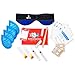 Wisdom Teeth Recovery Kit | Reusable Head Wrap with Ice Packs | Oral Irrigation Syringe, Salt Water Rinse, Gauze, Tea Bags, Electrolytes, Toothbrush
