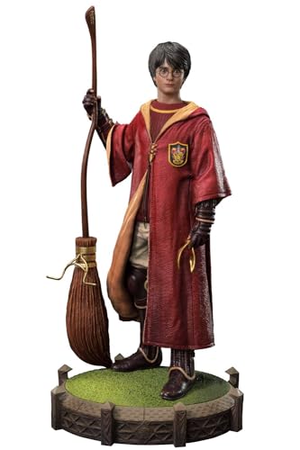 Harry Potter - Figura decorativa de Harry Potter (31 cm), diseño de Quidditch