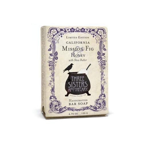 Three Sisters Apothecary California Mission Fig & Honey Bar Soap