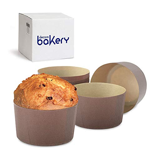 DECORA 0320159 Molde DE Papel para PANETTONE GR500 CF25 PZ