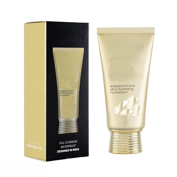 Waterproof Full Coverage Foundation | Ultra Hydrating Liquid Foundation | Long Lasting Face Makeup | Smooth Natural Finish | Lightweight Makeup Base 70ml | (Shade 01)-image-12