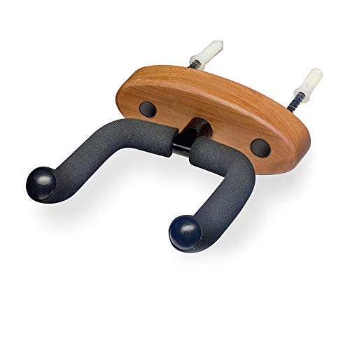 Stagg Support mural universel en bois pour guitare - Les Beatles, Paul McCartney, John Lennon, RIngo Starr, George Harrison Stagg Support mural universel en bois pour guitare – Image 3