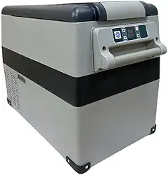 Geladeira Portátil 45 Litros 12v/24v 110v/220v Caminhão Ônibus Van Carro Trailer Motor Home