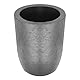 QUARKZMAN Silicium-Graphit-Schmelztiegel, 2,6 kg Schmelztiegel Kupfergussbecher Metallschmelzbarren zum Schmelzen von Gold, Silber, Kupfer,68 mm IDx110 mm H