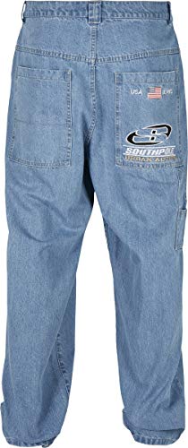 Southpole Jeans, Pantaloni Uomo, Retro Mid Blue