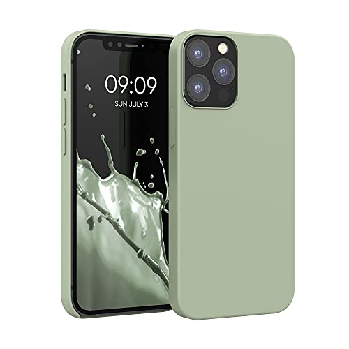 Ya en manzanajugosa.com: kwmobile Carcasa Compatible con Apple iPhone 12 / iPhone 12 Pro Funda - Case TPU y Silicona antigolpes - Apto Carga inalámbrica - Gris Verdoso