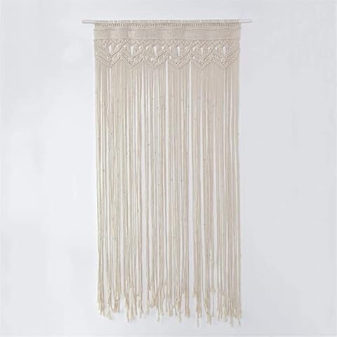 Jbsceen Cortina De La Puerta, Tapicería De Decoración De La Pared Macrame Cover
