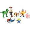 41putby6ful - Mattel Disney and Pixar Toy Story Set of 7 Action Figures with Woody, Slinky, Rex, Hamm, Alien, Rocky & Shark, Mattel Disney100 Collectible