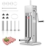 LEEVOT 15LBS/7L Manual Sausage Stuffer, ...