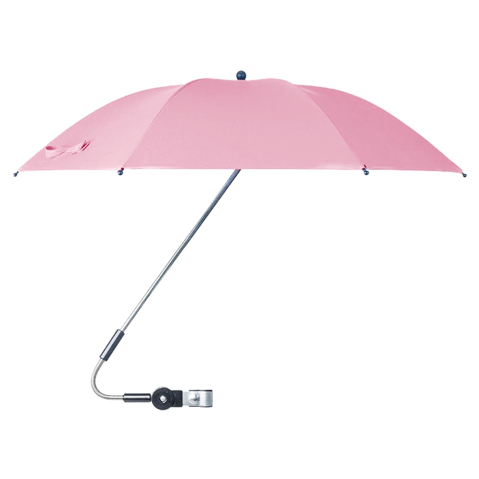Pram Parasol | Pram Umbrella Baby Parasol 50+ UV | Umbrella for Stroller with Clamp | Baby Parasol Baby Stroller Umbrella for Trolley Wheelchair Beach Chair