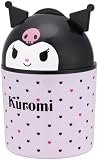 Skater DB2D-A 3D Interior Box Storage Case Trash Can Tabletop Trash Can Chrome Sanrio
