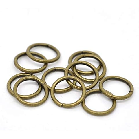 100 Antique Bronze Open Jump Rings by Julz Beads Cover
