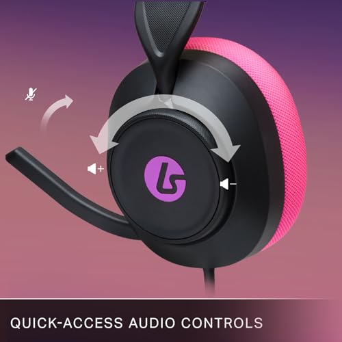 Image of PowerA LucidSound LS10 Wired Gaming Headset - Midnight Surf, Works with PlayStation, Xbox, PC, Mobile, and Other Compatible Devices, Designed for Comfort, Premium Audio, Quick-Access Audio Controls