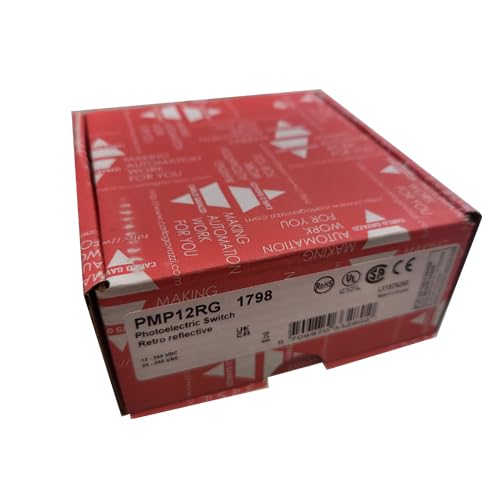 Fotocélula infrarroja reflectante de espejo Carlo Gavazzi PMP12RG original para puertas automaticas y puertas de garaje