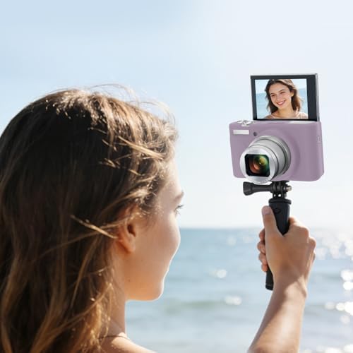 Funda de silicona para Canon PowerShot SX740/SX730 HS con protector de pantalla y correa miniatura 5
