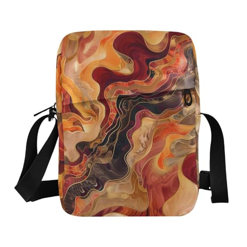 Watercolor messenger bag for women Shoulder Bag For Woman Casual Everyday Purse Adjustable Strap for outdoor sports Outdoor Daily