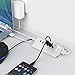 AUKEY [Upgraded] USB Hub 3.0, Aluminum 7 Port USB 3.0 Data Hub with 12V/2.5A Power Adapter, 3.3ft USB Cable for MacBook Air, Mac Mini, iMac, Laptop, PC, USB Flash Drives, Hard Drive (Silver)