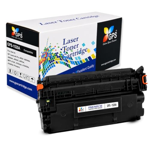 Image of GPS Colour Your Dreams Compatible W1520A / 152A Toner Cartridge for HP LaserJet Pro 4004, 4004dw, 4004dn, 4004d, 4003w, MFP 4104, 4104dw, 4104fdw, 4104fdn Printers, Black, High Yield