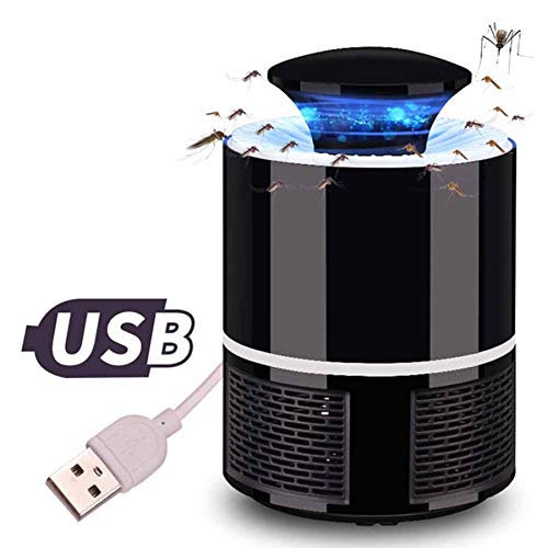 RajoNN Mosquito Killer Electricidad Mosquito Lámpara USB Mosquito Lámpara Dormitorio Cebo Trampa