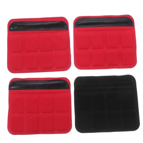 HOMOBABE 4個ソフトボールフェイスマスク用チンカップ 吸汗通気性スポンジ製 自転車 スキー モーターサイクルヘルメット対応 耐久性あり清潔