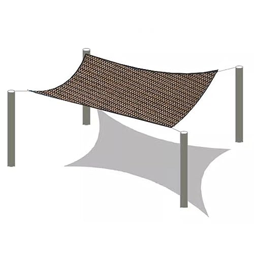 Malla de sombra para pérgolas de jardín que refresca techos de patio 8