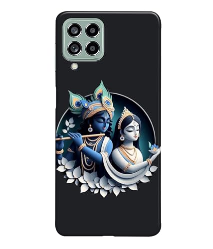 Image of Lord Radha Krishna Printed Hard Back Case Cover Compatible for Samsung Galaxy M53 5G / Samsung M53 5G (Multicolor) - D1666