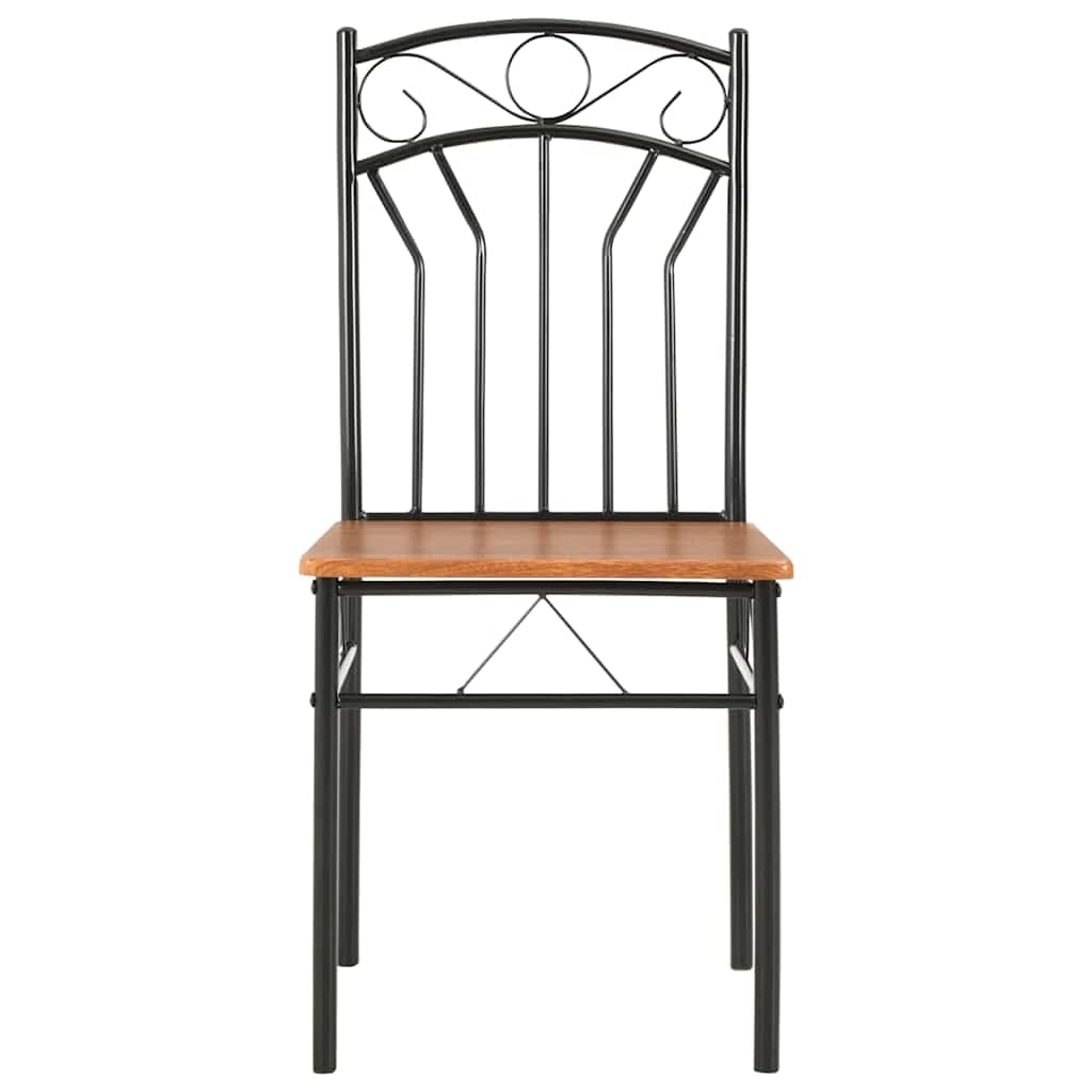 Set di 4 sedie per sala da pranzo, in MDF, acciaio, imbottite, con braccioli, per sala da pranzo, cucina, ristorante e caffè, ergonomiche e salvaspazio