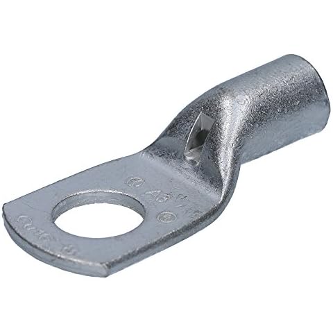 10 Stück Cembre A3-M8 Rohrkabelschuh 16mm² M8 unisoliert aus Kupfer verzinnt Cover