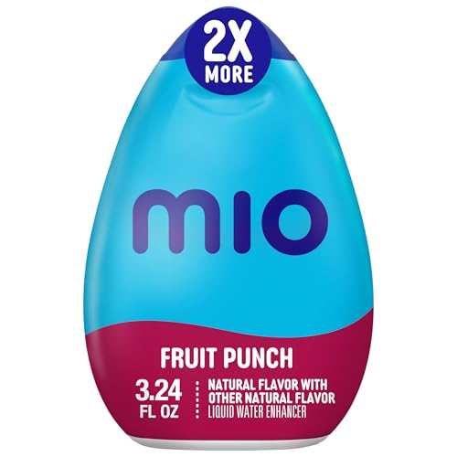Image of mio Liquid Water Enhancer, Fruit Punch, 3.24 fl oz Bottle | Zero Sugar & Zero Calories, Squeeze to Control Flavor Intensity, Water Flavoring for All-Day Hydration, On-the-Go