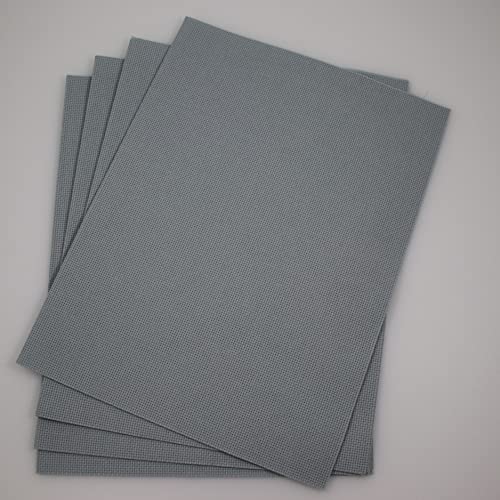 Image of KCS 4 /6 pc of 12 inch x 18 inch 30cmx45cm 16CT Counted Cotton Aida Cloth Cross Stitch Fabric (Sea Foam, 4 pc)