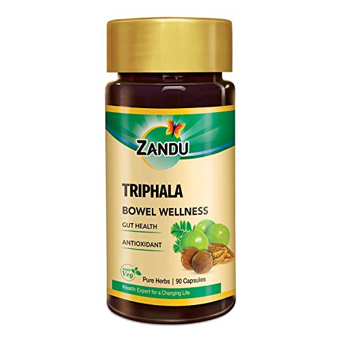 Zandu Triphala Capsules, Supports Bowel Wellness &...