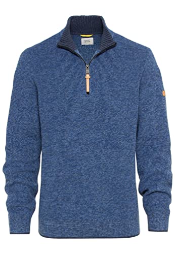 camel active Pullover Herren, Blau, XL
