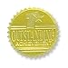 Hayes Publishing Gold Foil Embossed Seals, Outstanding Achievement, Pack of 54