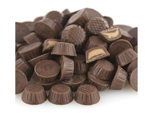 Beulah's Mini Milk Chocolate Peanut Butter Cups, 5 Pound Package, 1,400 Pieces of Candy