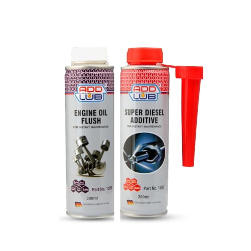 Image of ADD LUB Diesel Engine Care Combo - Super Diesel Additive & Engine Flush | Enhances Performance, Cleans Engine & Improves Fuel Efficiency | 300ml Each