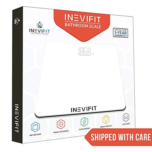 Inevifit I-BS006W Bathroom Scale, Highly Accurate Digital Bathroom Body Scale thumb #3