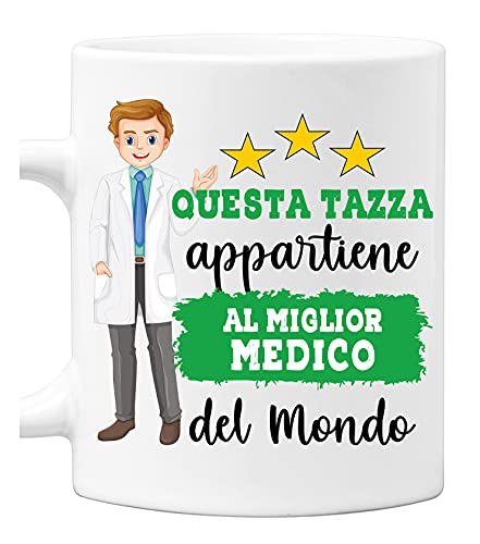 Colorfamily Tazza Medico Mestieri divertenti Questa tazza appartiene...